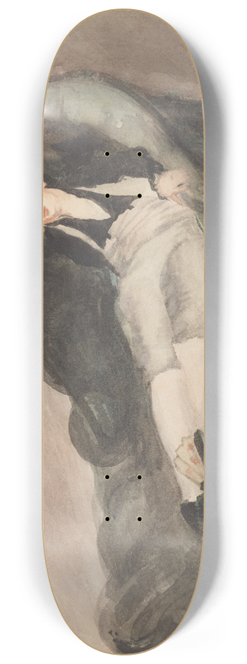 douard Manet - Copy of Reclining Young Woman in SpanishCostume 8.25 inch art skate deck