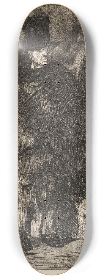 douard Manet - Le buveur dabsinthe 8.25 inch art skate deck