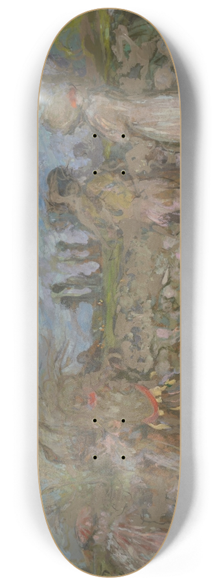 douard Vuillard - Comdiens dans les sous-bois-II 8.25 inch art skate deck