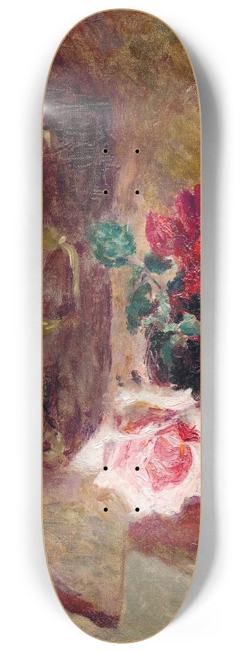 douard Vuillard - Les Deux roses et la bote de pastels 8.25 inch art skate deck