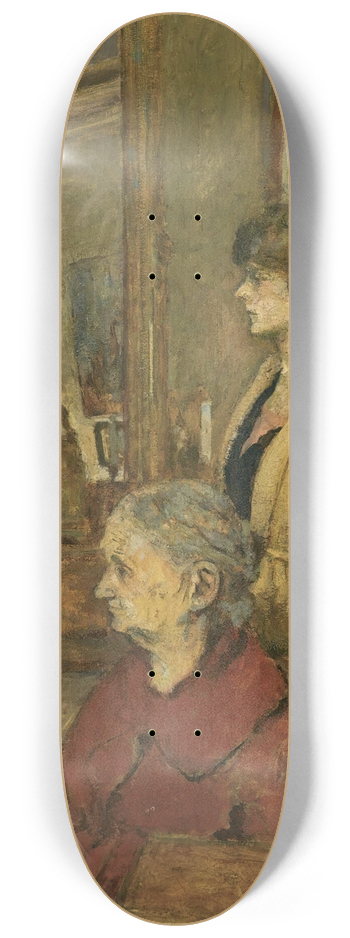 douard Vuillard - Madame Vuillard Et Annette, Rue De Calais 8.25 inch art skate deck