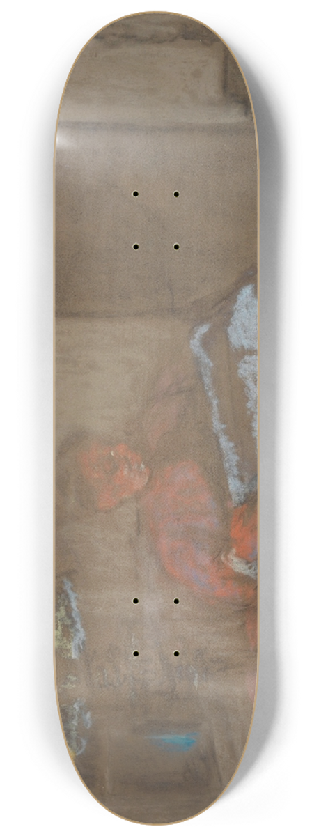 douard Vuillard - Madame Vuillard Lisant Le Journal 8.25 inch art skate deck