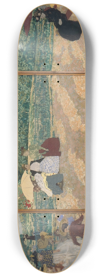 douard Vuillard - Public Gardens 8.25 inch art skate deck
