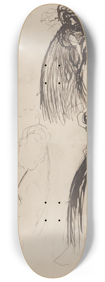 douard Vuillard - The Singer 8.25 inch art skate deck