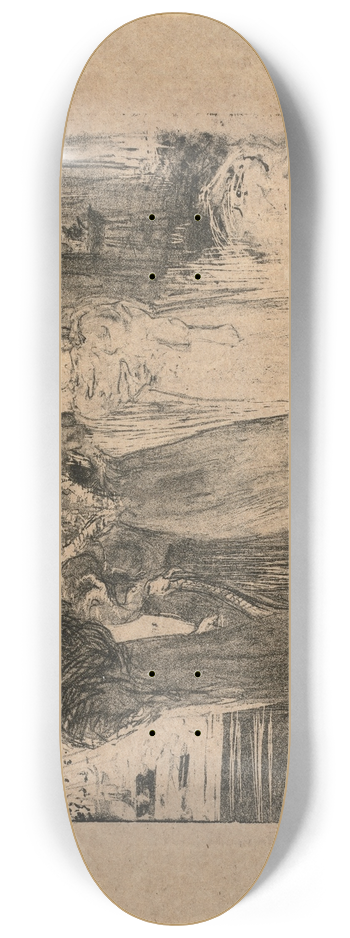 douard Vuillard - The Studio 8.25 inch art skate deck