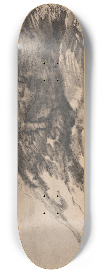 Dr. Thomas Monro - Composition inspired by Richard Wilsons Paintings of Cader Idris 8.25 inch art skate deck