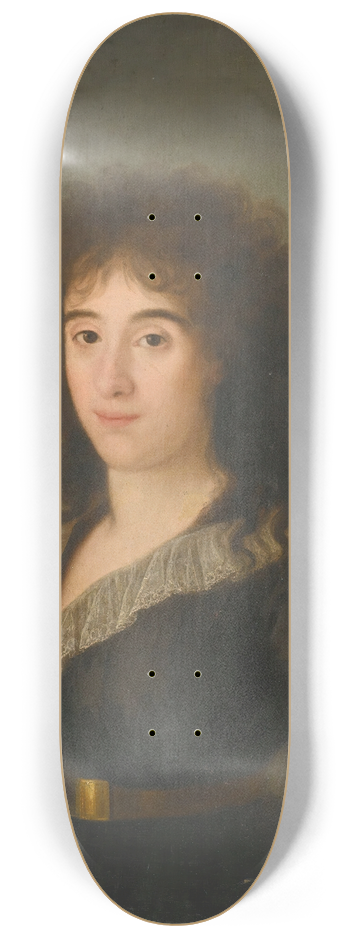Agustn Esteve y Marques - Portrait of the second condesa de castroterreo 8.25 inch art skate deck