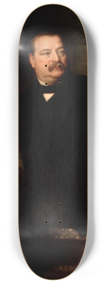 Eastman Johnson - Grover Cleveland 8.25 inch art skate deck