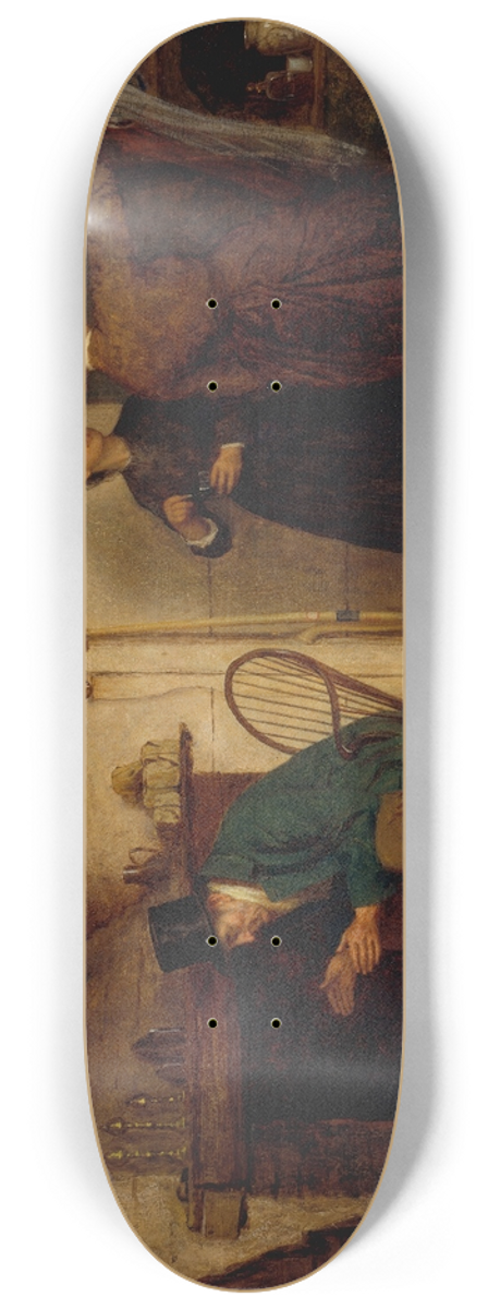 Eastman Johnson - The New Bonnet 8.25 inch art skate deck