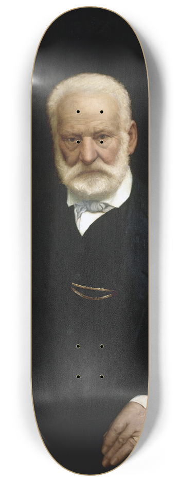 Aim Morot - Portrait de Victor Hugo 8.25 inch art skate deck