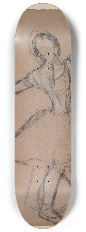 Edgar Degas - Dancer on Stage and in Motion 8.25 inch art skate deck
