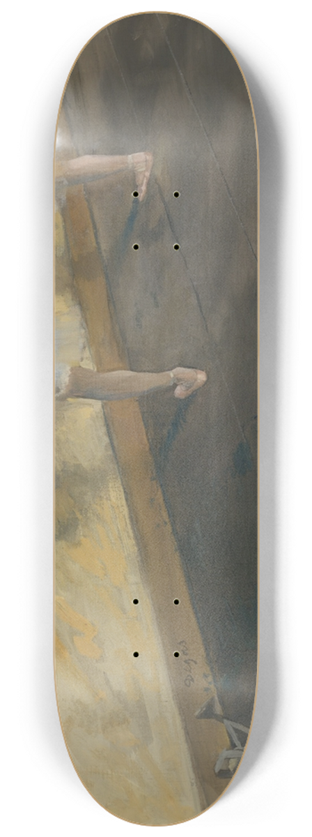 Edgar Degas - Dancers Practicing at the Barre 8.25 inch art skate deck