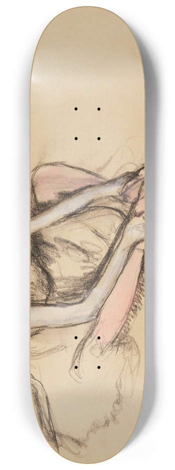 Edgar Degas - Danseuse assise 8.25 inch art skate deck