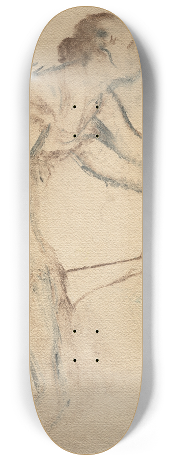 Edgar Degas - Danseuse assise 8.25 inch art skate deck