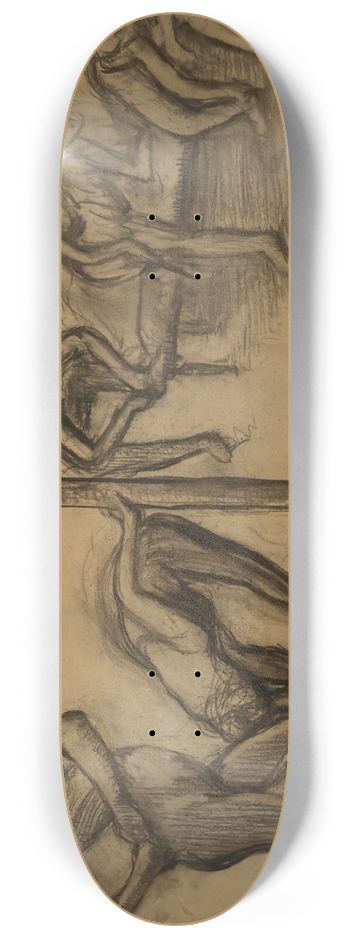 Edgar Degas - Danseuses en maillot, au repos 8.25 inch art skate deck
