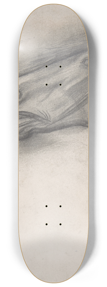Edgar Degas - Head of a Horse 8.25 inch art skate deck