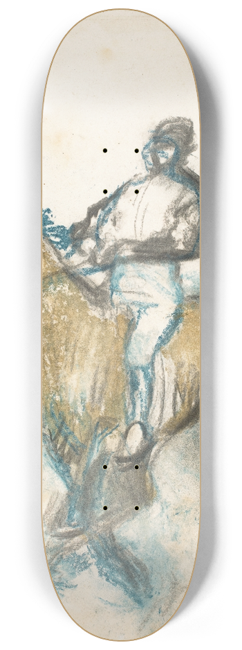 Edgar Degas - Jockey 8.25 inch art skate deck