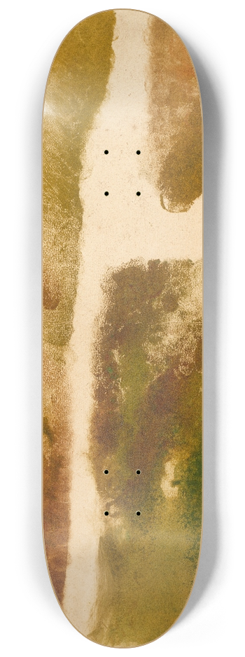 Edgar Degas - Mountain Landscape 8.25 inch art skate deck