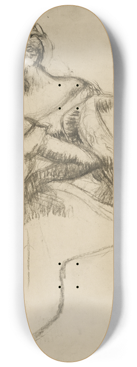 Edgar Degas - Trois danseuses 8.25 inch art skate deck