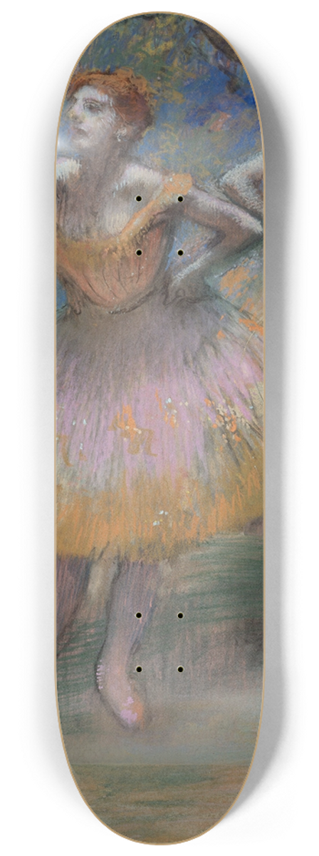 Edgar Degas - Two Dancers 8.25 inch art skate deck