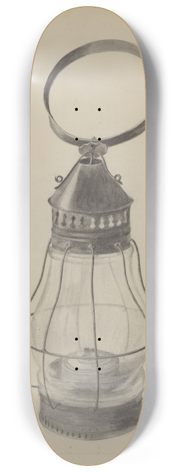 Edith Magnette - Lantern 8.25 inch art skate deck