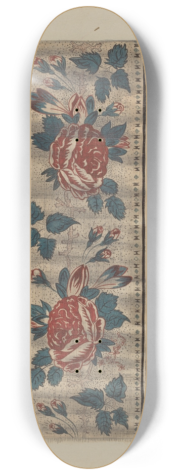 Edith Miller - Chintz Border 8.25 inch art skate deck