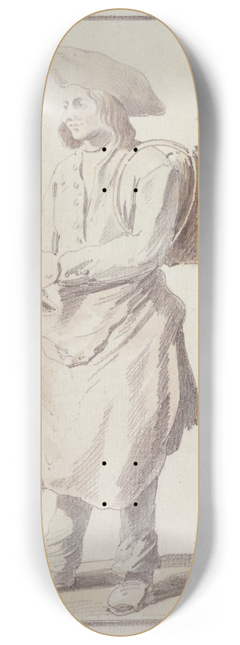 Edm Bouchardon - Le chaudronnier auvergnat 8.25 inch art skate deck