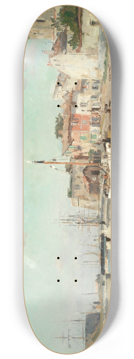 Edmond-Marie Petitjean - Le port 8.25 inch art skate deck