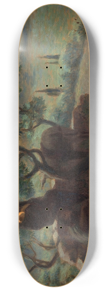 Edmond Tapissier - La fuite en Egypte 8.25 inch art skate deck