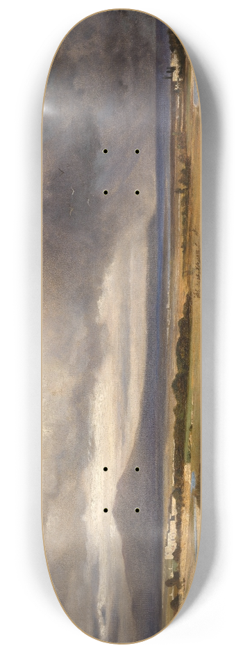 Edmund Kanoldt - Blick auf den Campo dAnnibale bei Cannae 8.25 inch art skate deck