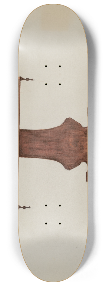 Edna C. Rex - Table 8.25 inch art skate deck