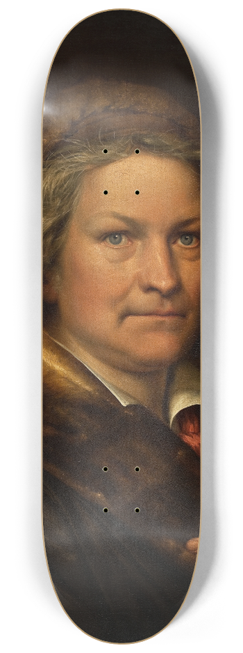 Eduard Magnus - Portrait Of Thorvaldsen In His Working Clothes 8.25 inch art skate deck