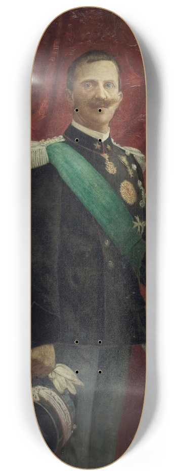 Eduardo Gioja - Viktor Emanuel III 8.25 inch art skate deck
