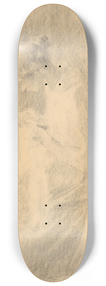 Eduard Putra - Young Woman Sewing 8.25 inch art skate deck