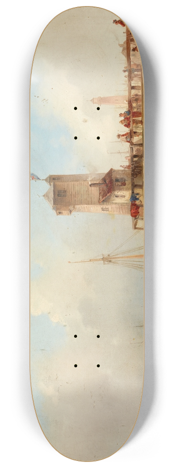 Eduard Schmidt - Seascape 8.25 inch art skate deck