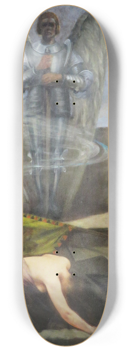 Eduard Veith - Ehrung an einem Heldendenkmal 8.25 inch art skate deck