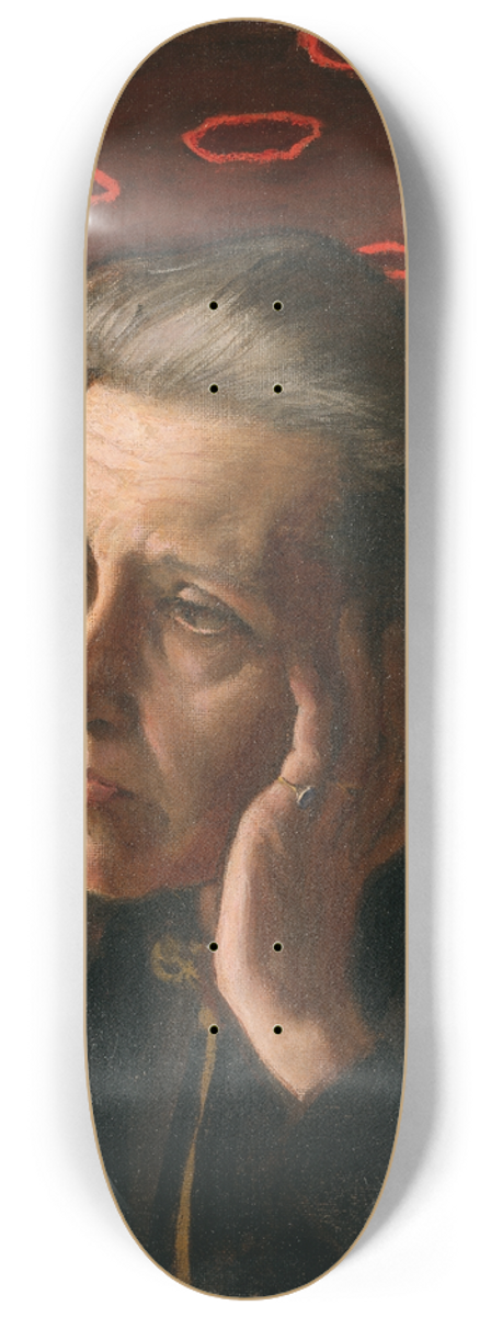 Akseli Gallen-Kallela - The Artists Mother 8.25 inch art skate deck