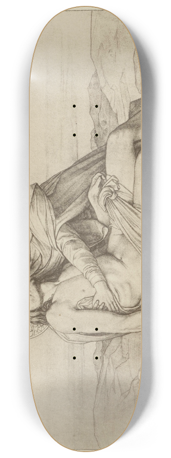 Eduard von Steinle - Pieta 8.25 inch art skate deck
