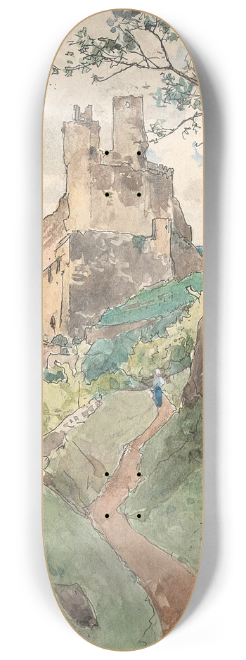 Eduard Zetsche - Ruine Senftenberg, Krems 8.25 inch art skate deck