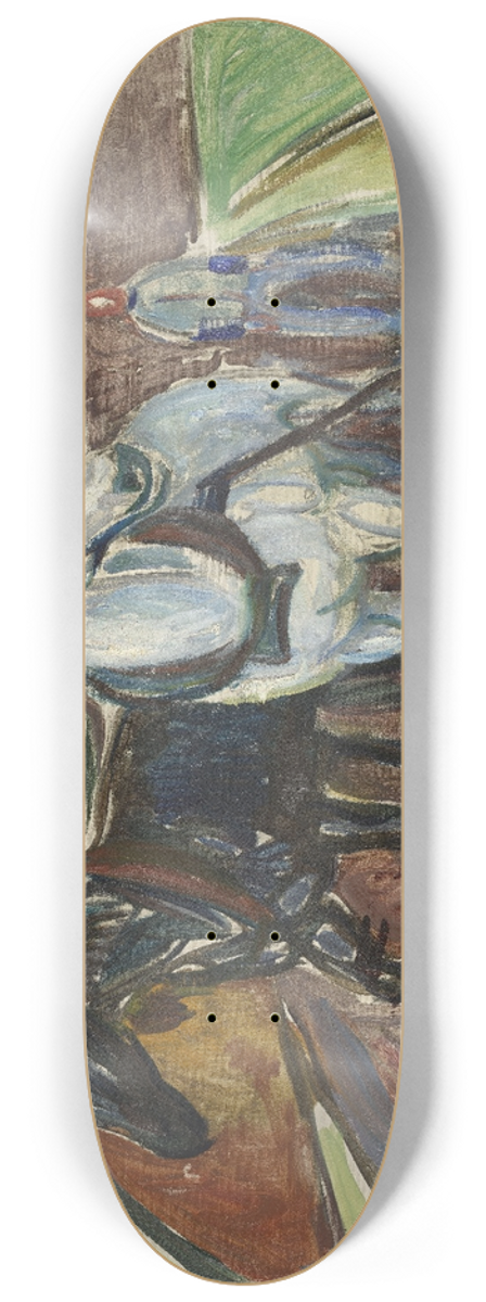 Edvard Munch - Autumn Ploughing 8.25 inch art skate deck