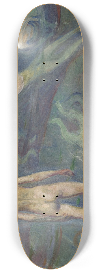 Edvard Munch - Bathing Boys 8.25 inch art skate deck