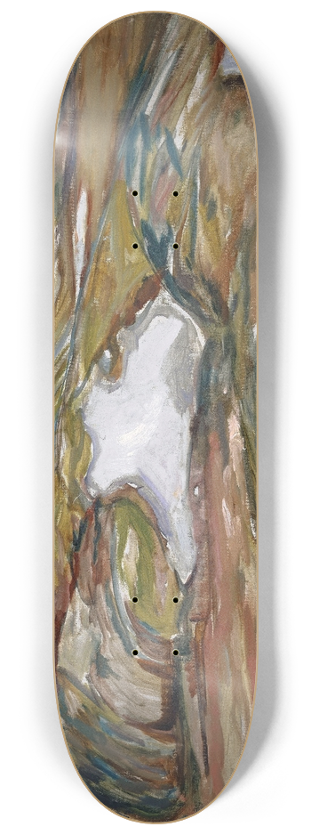 Edvard Munch - Coastal Landscape 8.25 inch art skate deck