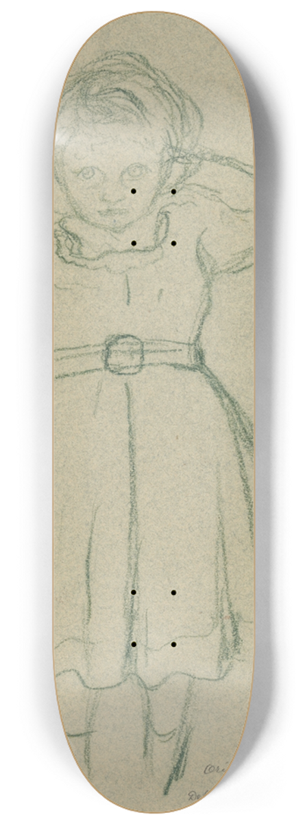 Edvard Munch - Dden og barnet 8.25 inch art skate deck