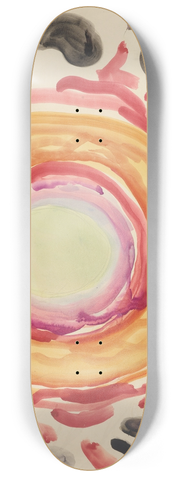 Edvard Munch - Kunstneren og hans syke ye. Optisk illusjon. 8.25 inch art skate deck