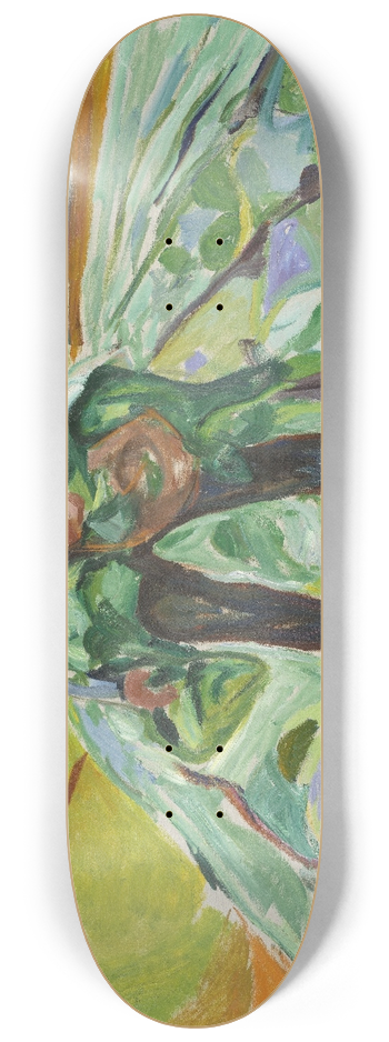 Edvard Munch - Man in the Cabbage Field 8.25 inch art skate deck