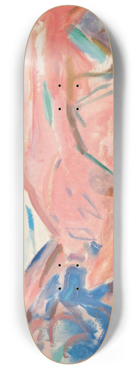 Edvard Munch - Red Rocks 8.25 inch art skate deck