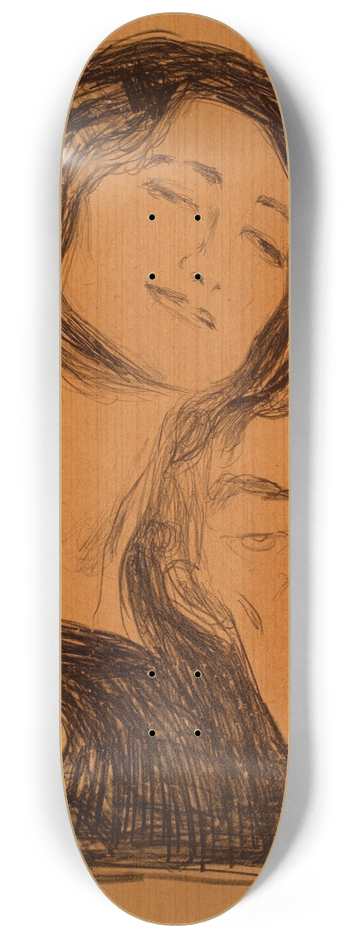 Edvard Munch - Salome 8.25 inch art skate deck