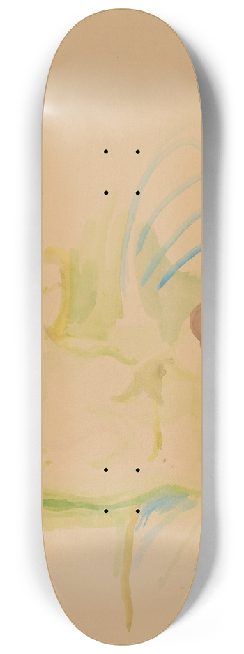 Edvard Munch - Sittende kvinneakt 8.25 inch art skate deck