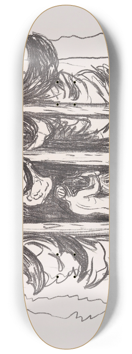 Edvard Munch - Skogen (Der Wald) 8.25 inch art skate deck