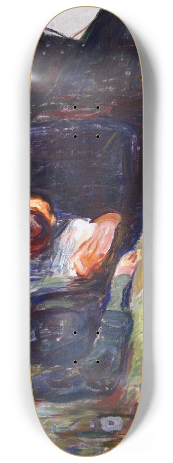 Edvard Munch - The Sick Child 8.25 inch art skate deck